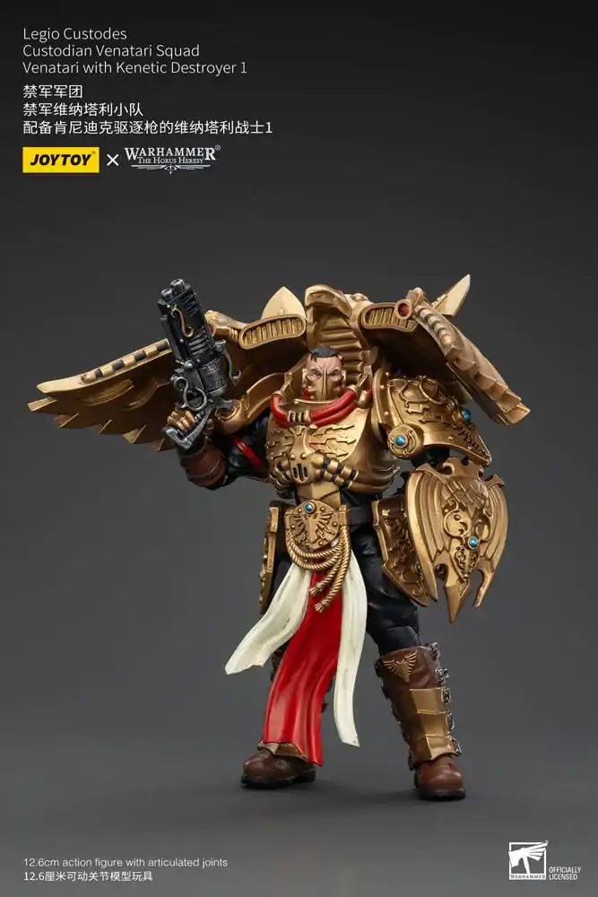 Warhammer The Horus Heresy Actionfigur 1/18 Legio Custodes Custodian Venatari Squad Venatari with Kenetic Destroyer 1 13 cm Produktfoto