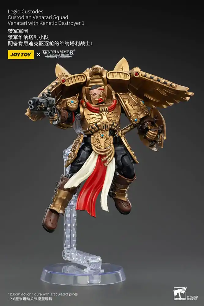 Warhammer The Horus Heresy Actionfigur 1/18 Legio Custodes Custodian Venatari Squad Venatari with Kenetic Destroyer 1 13 cm Produktfoto