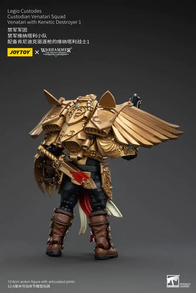 Warhammer The Horus Heresy Actionfigur 1/18 Legio Custodes Custodian Venatari Squad Venatari with Kenetic Destroyer 1 13 cm Produktfoto