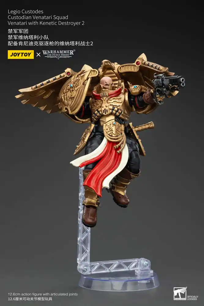 Warhammer The Horus Heresy Actionfigur 1/18 Legio Custodes Custodian Venatari Squad Venatari with Kenetic Destroyer 2 13 cm Produktfoto