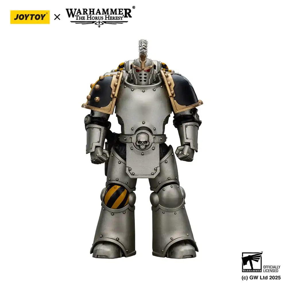Warhammer The Horus Heresy Action Figur 1/18 lron Warriors Command Squad Chosen mit Legion Standard 12 cm Produktfoto