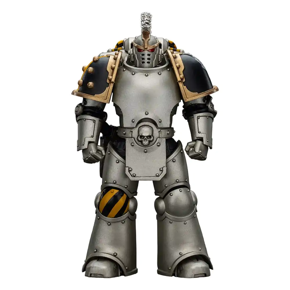 Warhammer The Horus Heresy Action Figur 1/18 lron Warriors Command Squad Chosen mit Legion Standard 12 cm Produktfoto