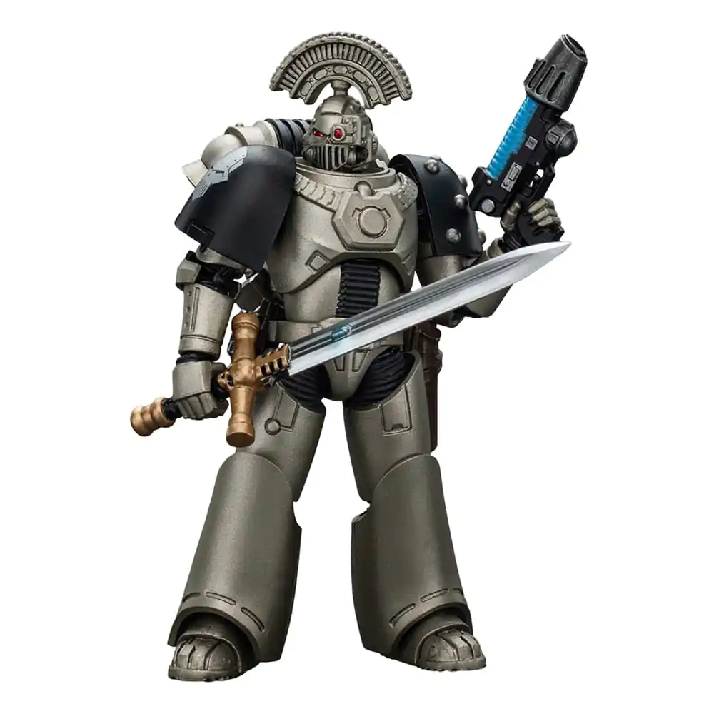 Warhammer The Horus Heresy Action Figur 1/18 lron Warriors MKVI Tactical Sergeant mit Power Sword und Plasma Pistol 12 cm Produktfoto