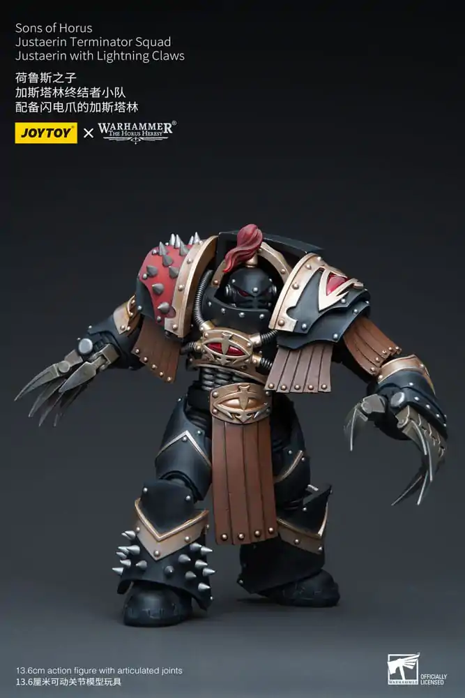 Warhammer The Horus Heresy Actionfigur 1/18 Sons of Horus Justaerin Terminator Squad Justaerin with Lightning Claws 12 cm termékfotó