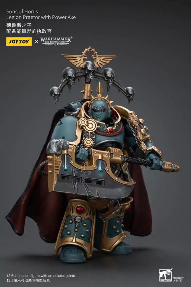 Warhammer The Horus Heresy Actionfigur 1/18 Sons of Horus Legion Praetor with Power Axe 12 cm Produktfoto
