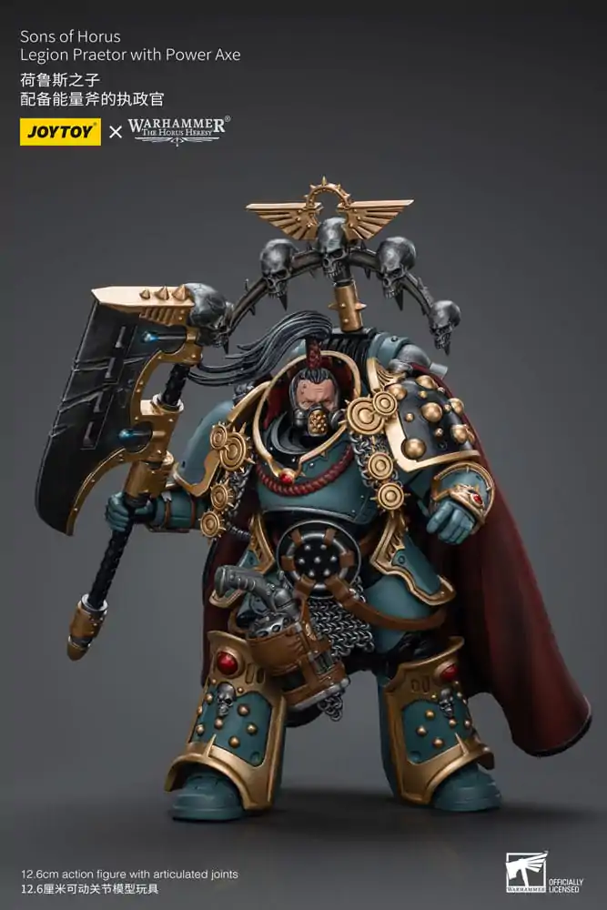 Warhammer The Horus Heresy Actionfigur 1/18 Sons of Horus Legion Praetor with Power Axe 12 cm Produktfoto