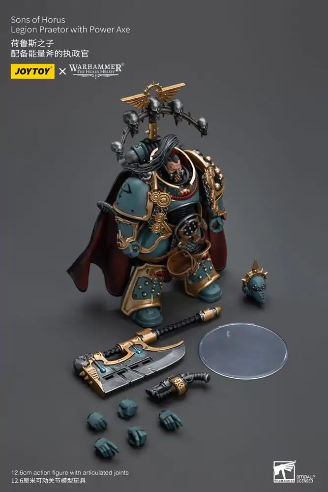 Warhammer The Horus Heresy Actionfigur 1/18 Sons of Horus Legion Praetor with Power Axe 12 cm Produktfoto