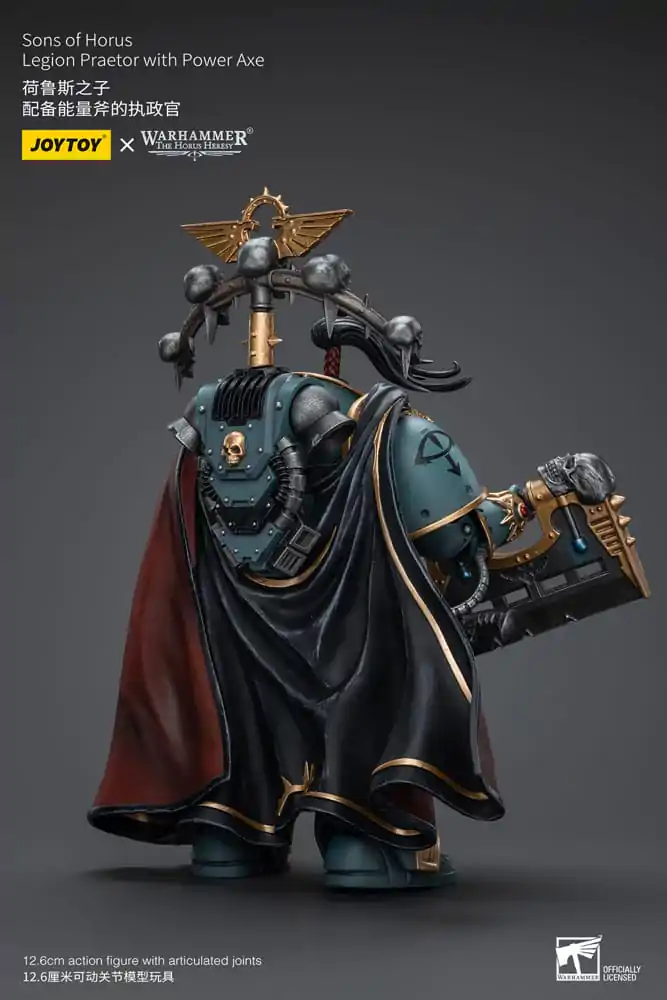 Warhammer The Horus Heresy Actionfigur 1/18 Sons of Horus Legion Praetor with Power Axe 12 cm Produktfoto