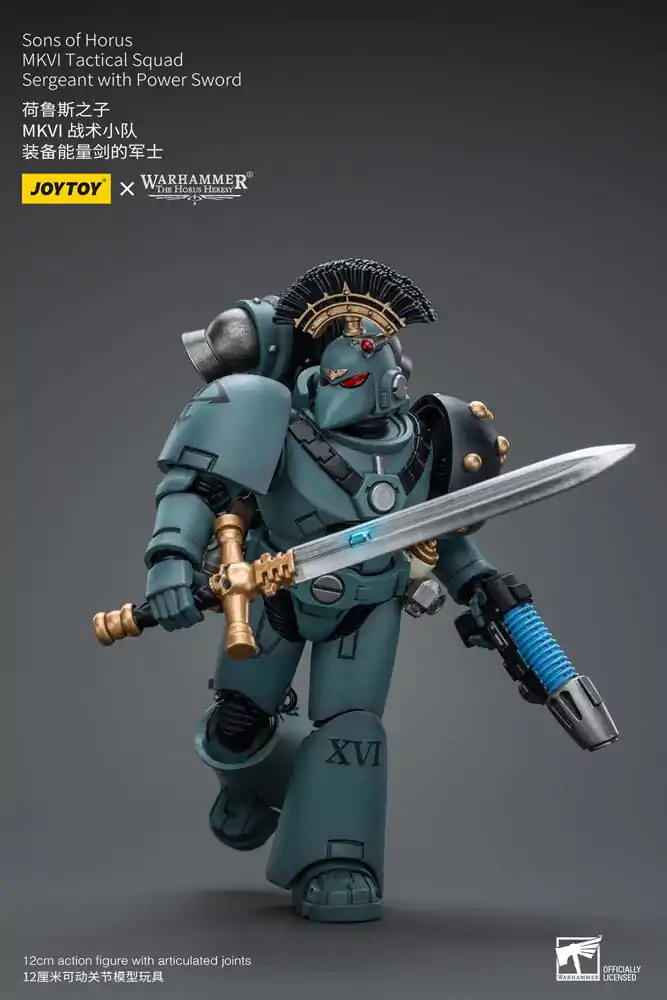 Warhammer The Horus Heresy Actionfigur 1/18 Sons of Horus MKVI Tactical Squad Sergeant with Power Sword 12 cm termékfotó