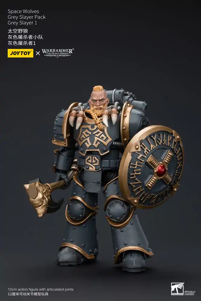 Warhammer The Horus Heresy Actionfigur 1/18 Space Wolves Grey Slayer Pack Grey Slayer 1 12 cm termékfotó