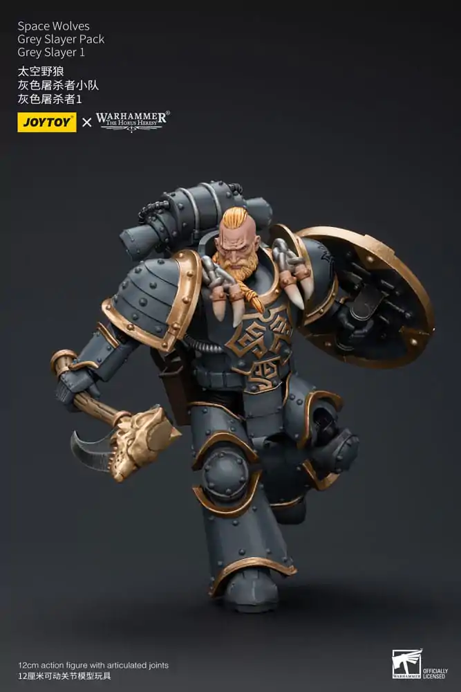 Warhammer The Horus Heresy Actionfigur 1/18 Space Wolves Grey Slayer Pack Grey Slayer 1 12 cm termékfotó