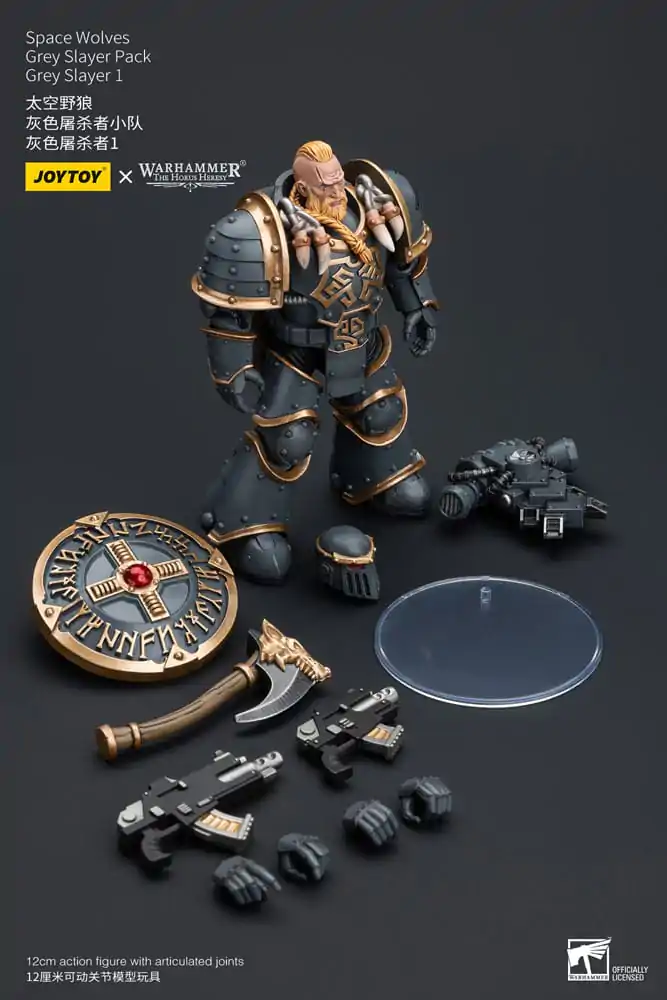 Warhammer The Horus Heresy Actionfigur 1/18 Space Wolves Grey Slayer Pack Grey Slayer 1 12 cm termékfotó