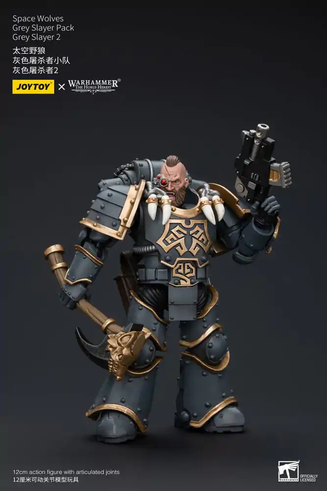 Warhammer The Horus Heresy Actionfigur 1/18 Space Wolves Grey Slayer Pack Grey Slayer 2 12 cm Produktfoto