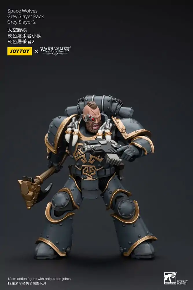 Warhammer The Horus Heresy Actionfigur 1/18 Space Wolves Grey Slayer Pack Grey Slayer 2 12 cm Produktfoto