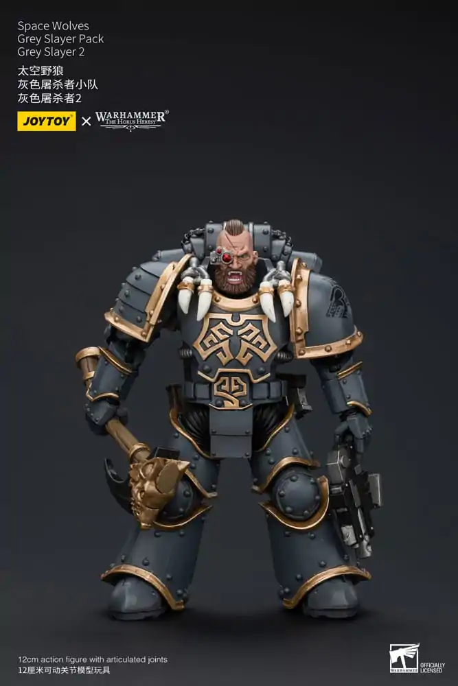 Warhammer The Horus Heresy Actionfigur 1/18 Space Wolves Grey Slayer Pack Grey Slayer 2 12 cm Produktfoto