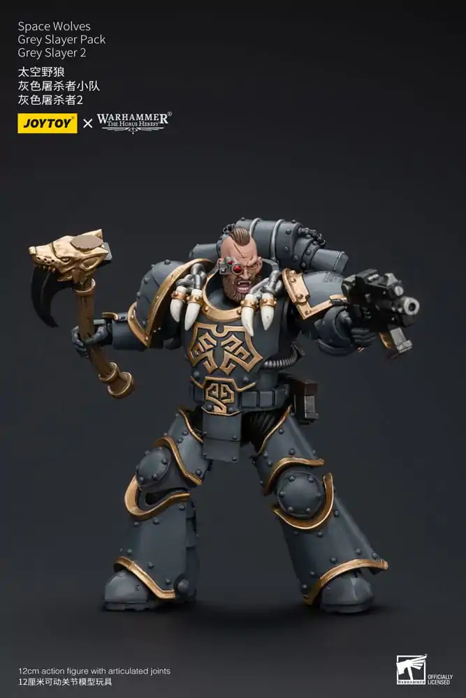 Warhammer The Horus Heresy Actionfigur 1/18 Space Wolves Grey Slayer Pack Grey Slayer 2 12 cm Produktfoto