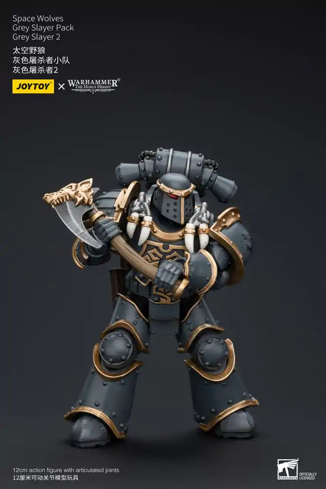 Warhammer The Horus Heresy Actionfigur 1/18 Space Wolves Grey Slayer Pack Grey Slayer 2 12 cm Produktfoto