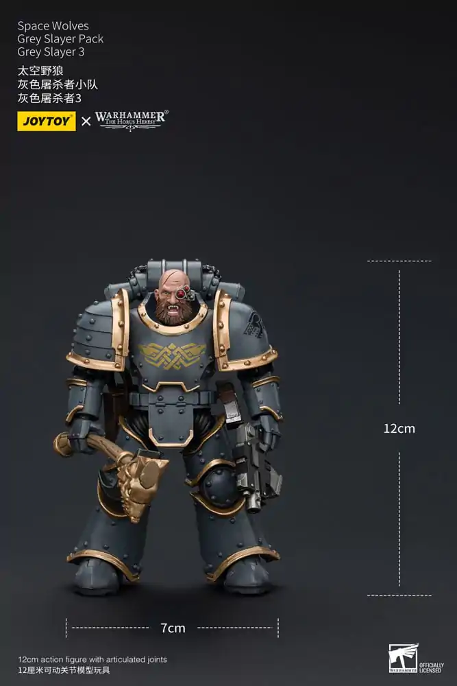 Warhammer The Horus Heresy Actionfigur 1/18 Space Wolves Grey Slayer Pack Grey Slayer 3 12 cm termékfotó