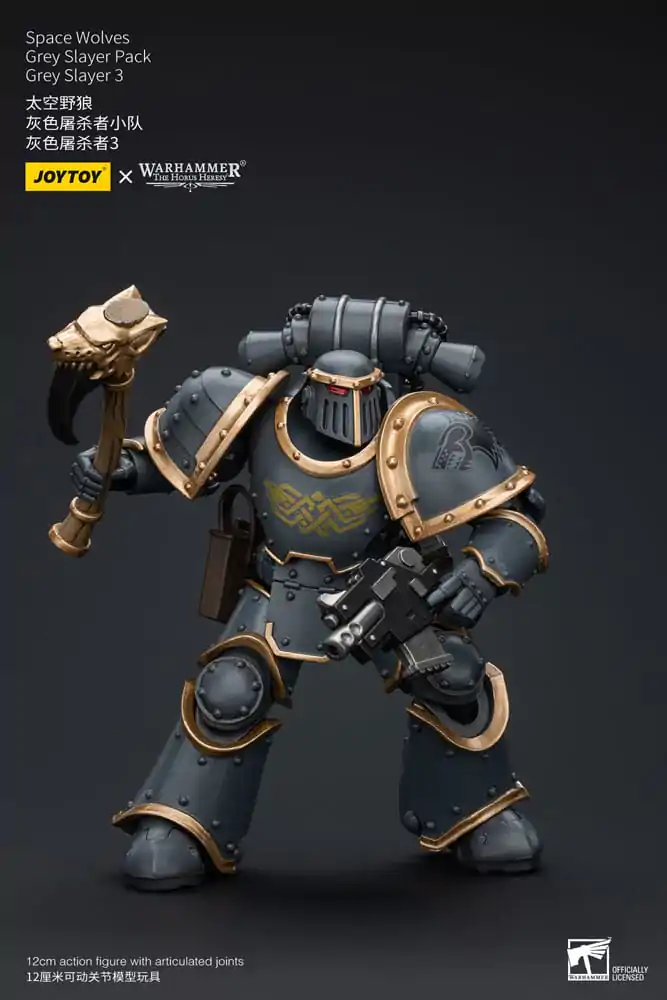 Warhammer The Horus Heresy Actionfigur 1/18 Space Wolves Grey Slayer Pack Grey Slayer 3 12 cm termékfotó