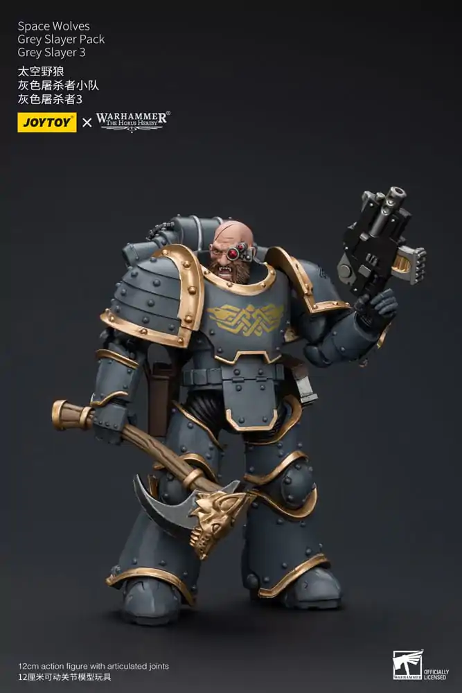 Warhammer The Horus Heresy Actionfigur 1/18 Space Wolves Grey Slayer Pack Grey Slayer 3 12 cm termékfotó