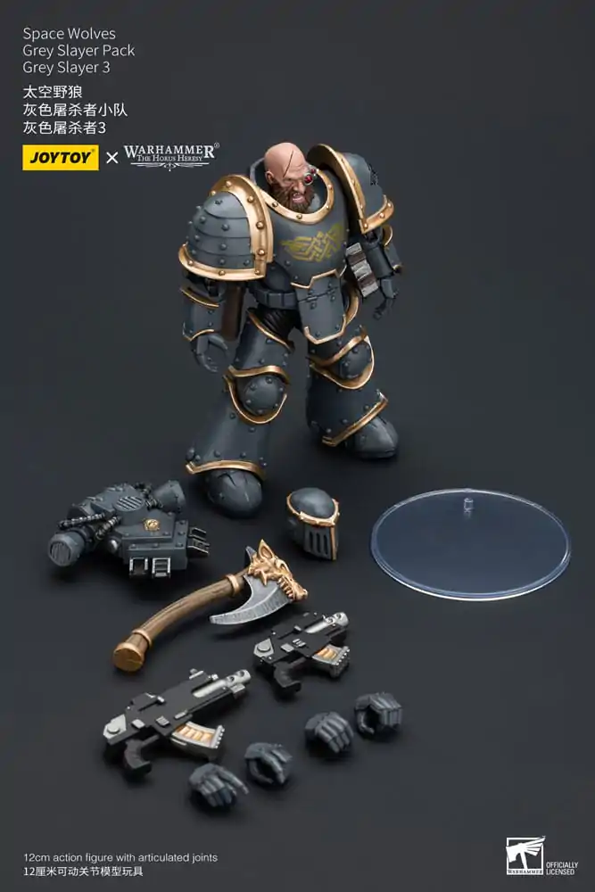 Warhammer The Horus Heresy Actionfigur 1/18 Space Wolves Grey Slayer Pack Grey Slayer 3 12 cm termékfotó