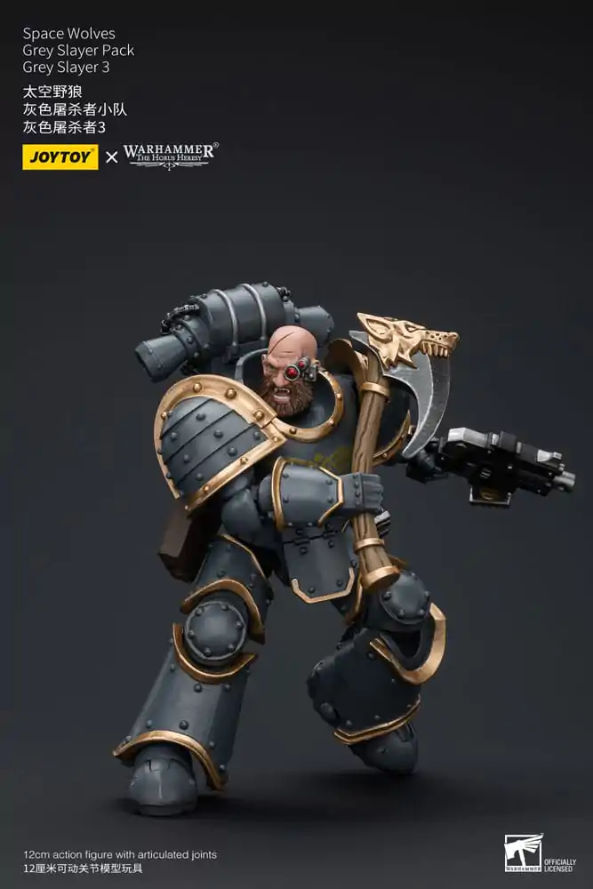 Warhammer The Horus Heresy Actionfigur 1/18 Space Wolves Grey Slayer Pack Grey Slayer 3 12 cm termékfotó