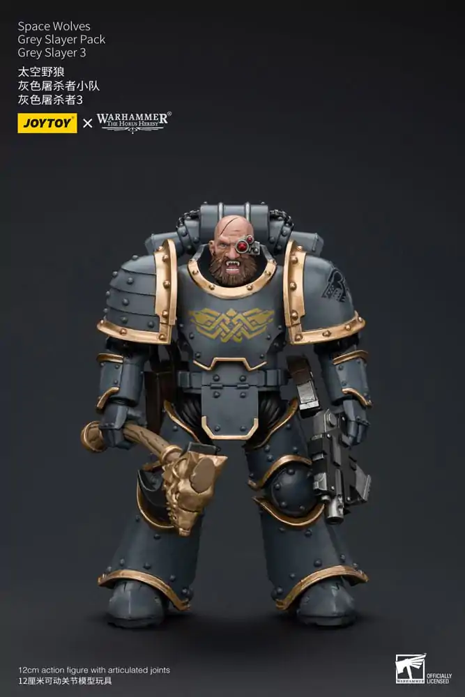 Warhammer The Horus Heresy Actionfigur 1/18 Space Wolves Grey Slayer Pack Grey Slayer 3 12 cm termékfotó