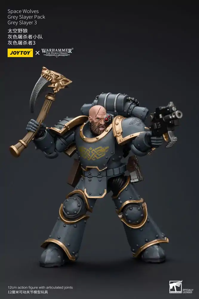 Warhammer The Horus Heresy Actionfigur 1/18 Space Wolves Grey Slayer Pack Grey Slayer 3 12 cm termékfotó