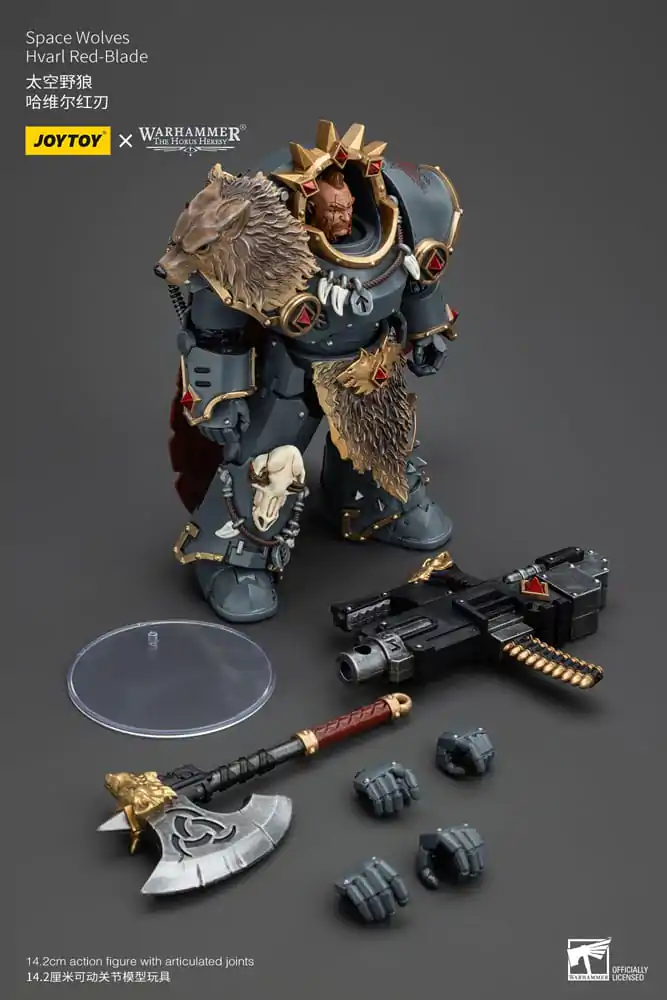 Warhammer The Horus Heresy Actionfigur 1/18 Space Wolves Hvarl Red-Blade 14 cm termékfotó