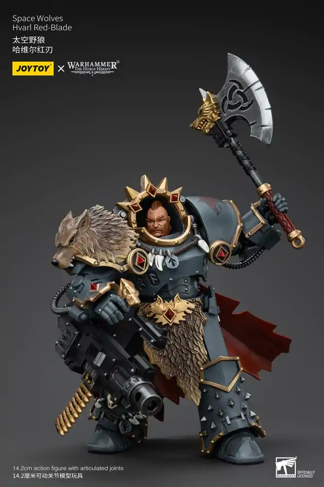 Warhammer The Horus Heresy Actionfigur 1/18 Space Wolves Hvarl Red-Blade 14 cm termékfotó