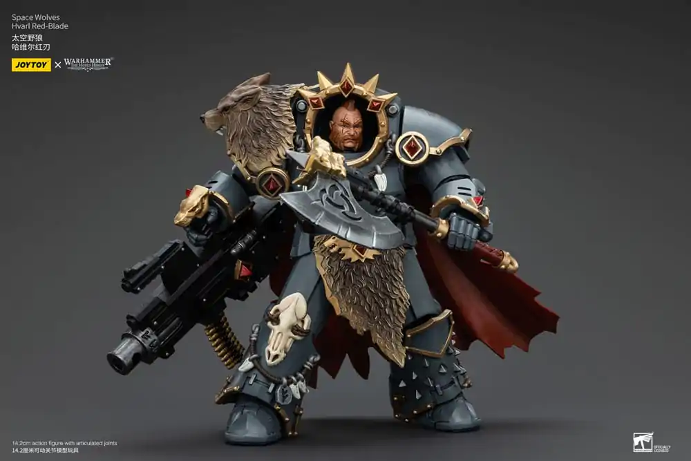 Warhammer The Horus Heresy Actionfigur 1/18 Space Wolves Hvarl Red-Blade 14 cm termékfotó