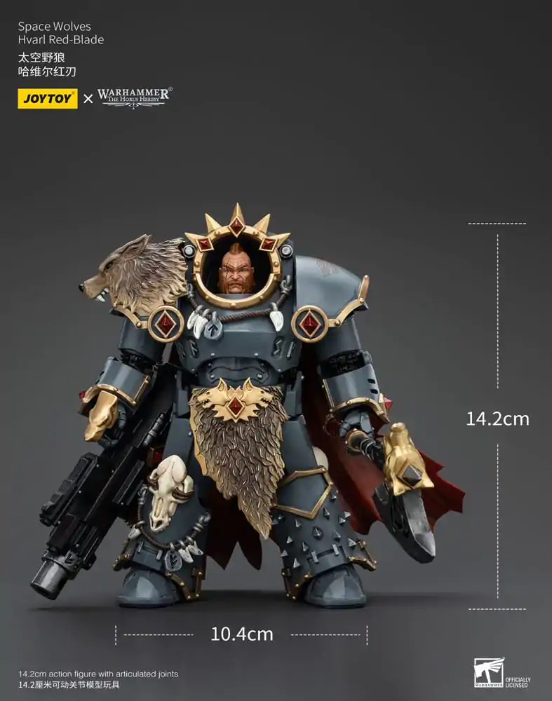 Warhammer The Horus Heresy Actionfigur 1/18 Space Wolves Hvarl Red-Blade 14 cm termékfotó