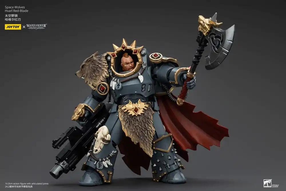 Warhammer The Horus Heresy Actionfigur 1/18 Space Wolves Hvarl Red-Blade 14 cm termékfotó