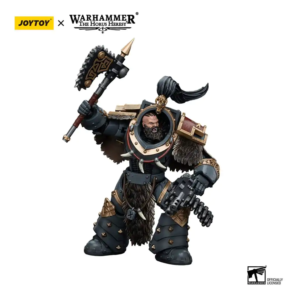 Warhammer The Horus Heresy Actionfigur 1/18 Space Wolves Varagyr Wolf Guard Squad Varagyr Thegn 12 cm termékfotó