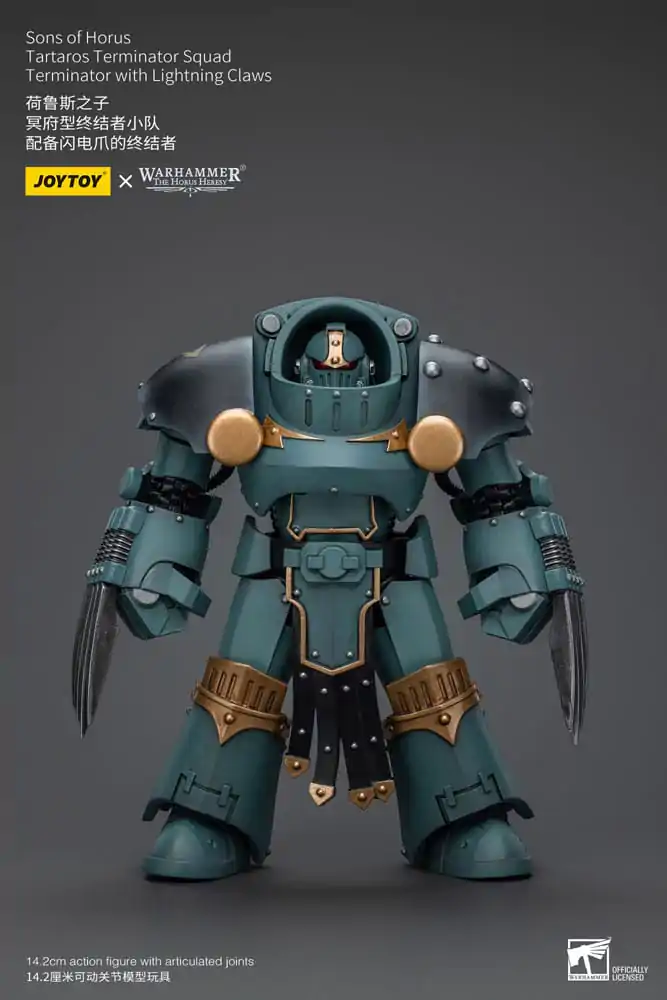 Warhammer The Horus Heresy Actionfigur 1/18 Tartaros Terminator Squad Terminator With Lightning Claws 12 cm termékfotó