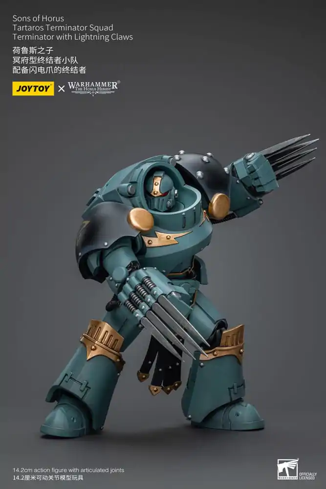 Warhammer The Horus Heresy Actionfigur 1/18 Tartaros Terminator Squad Terminator With Lightning Claws 12 cm termékfotó