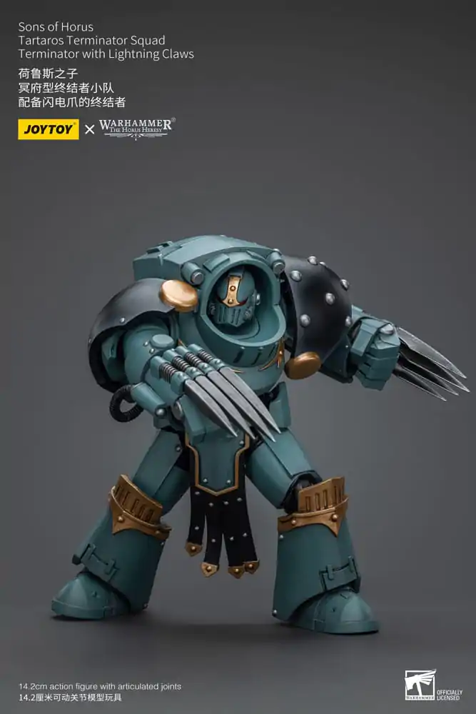 Warhammer The Horus Heresy Actionfigur 1/18 Tartaros Terminator Squad Terminator With Lightning Claws 12 cm termékfotó