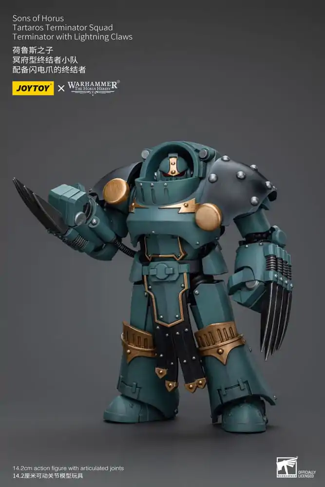 Warhammer The Horus Heresy Actionfigur 1/18 Tartaros Terminator Squad Terminator With Lightning Claws 12 cm termékfotó