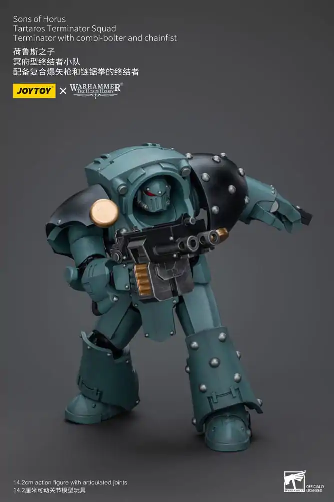 Warhammer The Horus Heresy Actionfigur 1/18 Tartaros Terminator Squad Terminator With Combi-Bolter And Chainfist 12 cm termékfotó