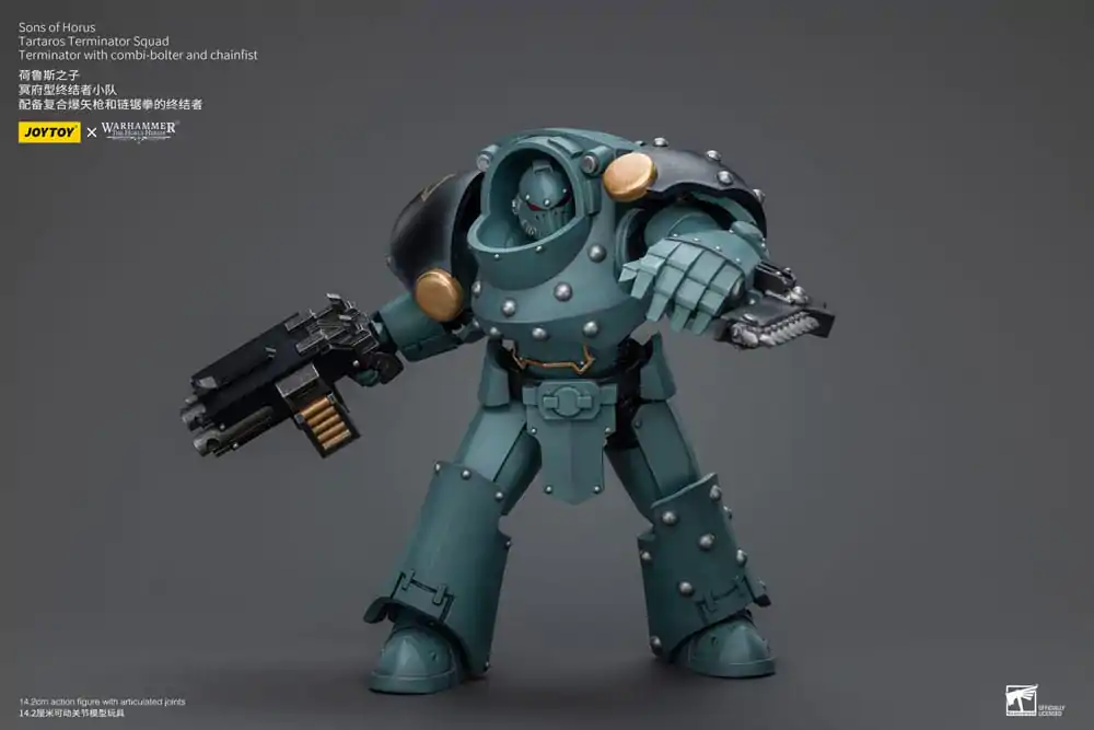 Warhammer The Horus Heresy Actionfigur 1/18 Tartaros Terminator Squad Terminator With Combi-Bolter And Chainfist 12 cm termékfotó