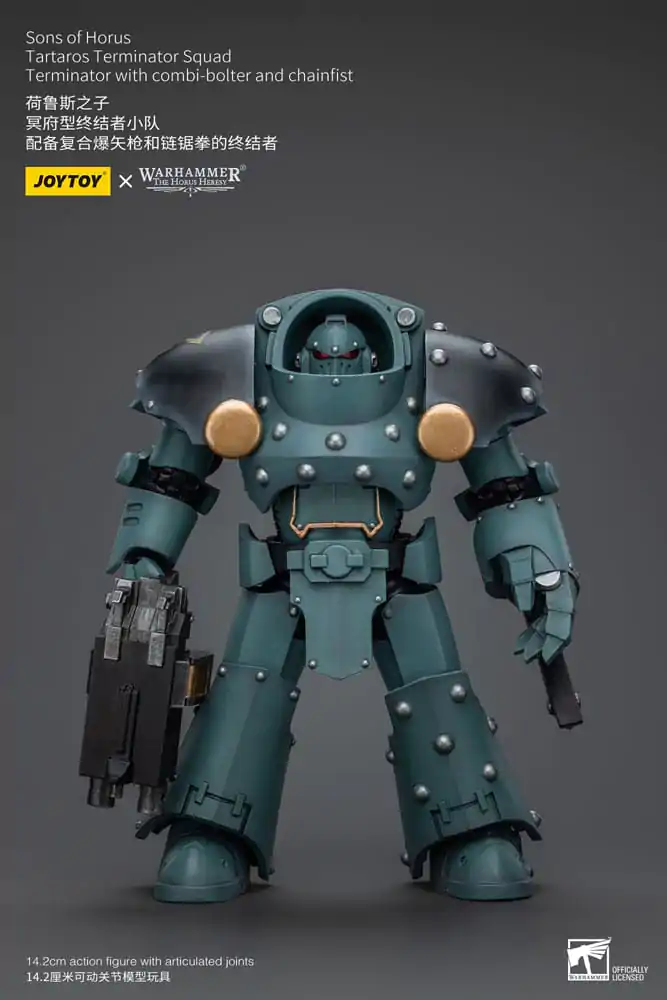 Warhammer The Horus Heresy Actionfigur 1/18 Tartaros Terminator Squad Terminator With Combi-Bolter And Chainfist 12 cm termékfotó