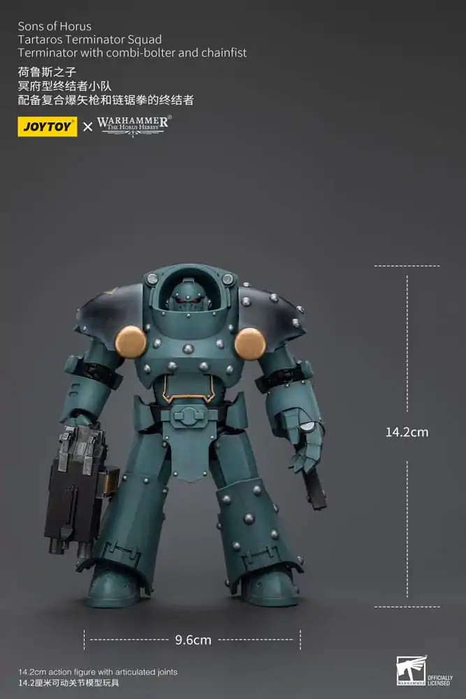 Warhammer The Horus Heresy Actionfigur 1/18 Tartaros Terminator Squad Terminator With Combi-Bolter And Chainfist 12 cm termékfotó