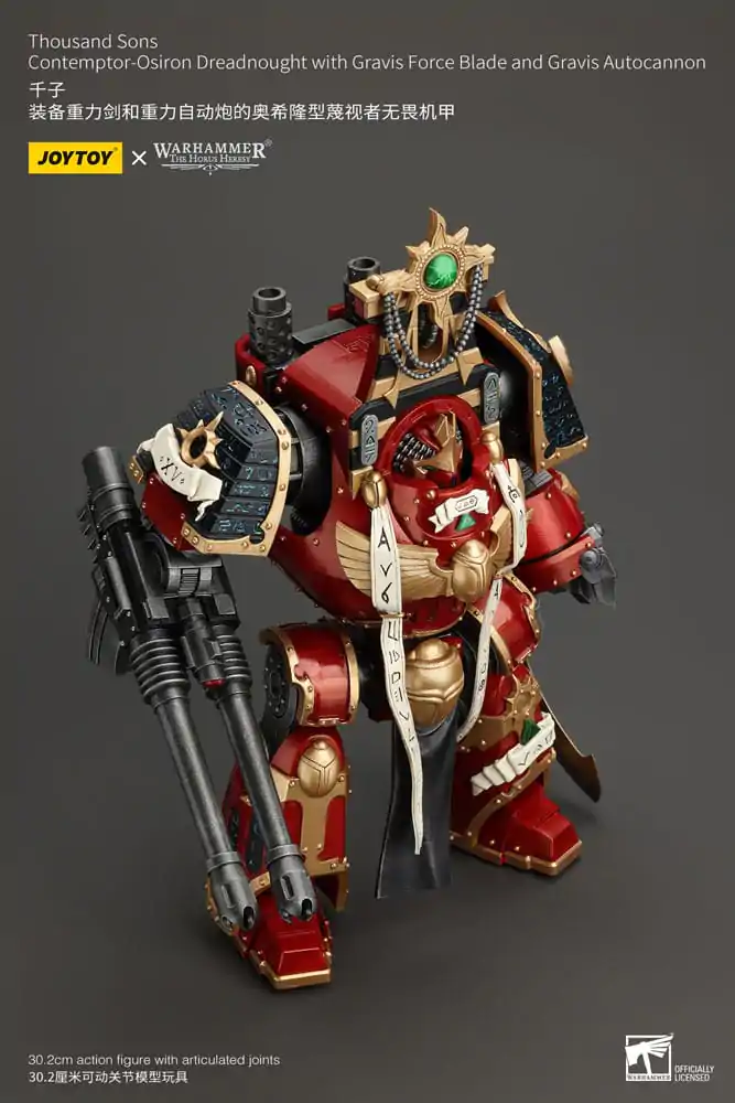 Warhammer The Horus Heresy Actionfigur 1/18 Thousand Sons Contemptor-Osiron Dreadnought with Gravis Force Blade And Gravis Autocannon 30 cm termékfotó