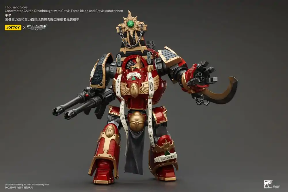 Warhammer The Horus Heresy Actionfigur 1/18 Thousand Sons Contemptor-Osiron Dreadnought with Gravis Force Blade And Gravis Autocannon 30 cm termékfotó