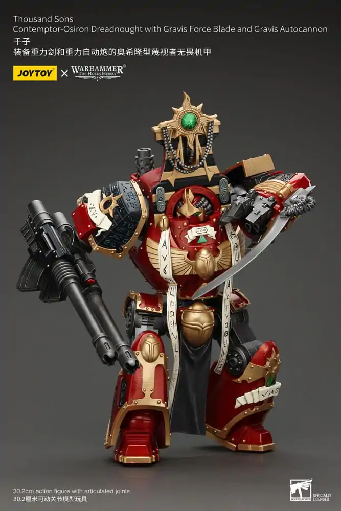 Warhammer The Horus Heresy Actionfigur 1/18 Thousand Sons Contemptor-Osiron Dreadnought with Gravis Force Blade And Gravis Autocannon 30 cm termékfotó