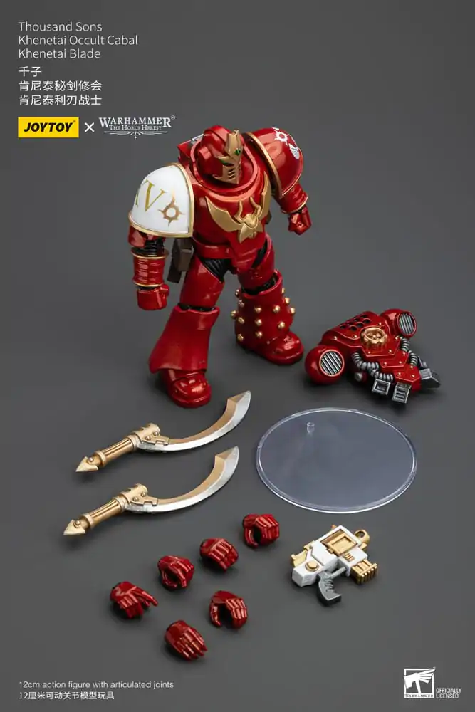 Warhammer The Horus Heresy Actionfigur 1/18 Thousand Sons Khenetai Occult Cabal Khenetai Blade 12 cm termékfotó