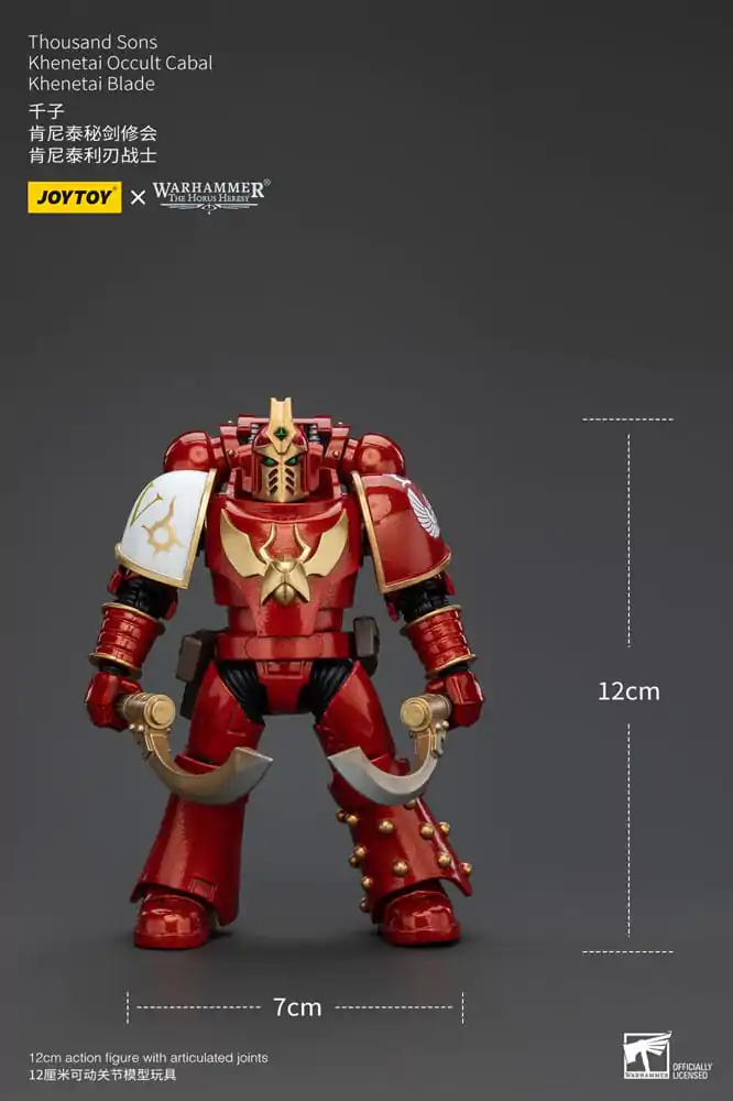 Warhammer The Horus Heresy Actionfigur 1/18 Thousand Sons Khenetai Occult Cabal Khenetai Blade 12 cm termékfotó