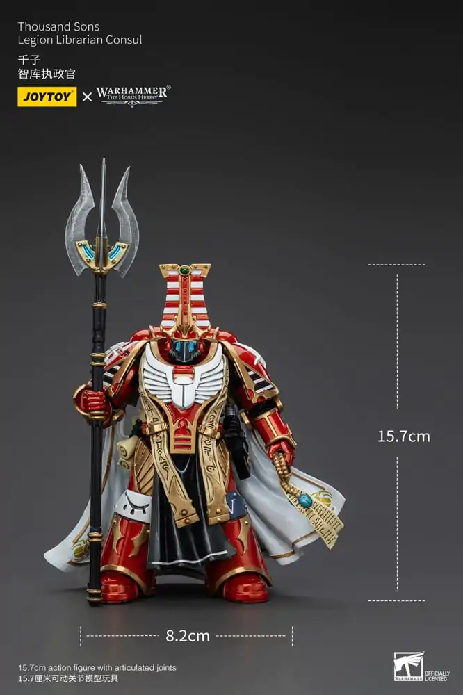 Warhammer The Horus Heresy Actionfigur 1/18 Thousand Sons Legion Librarian Consut 16 cm termékfotó