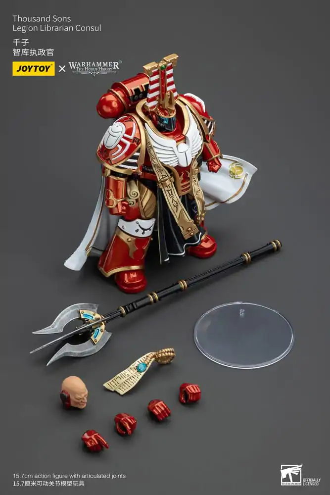 Warhammer The Horus Heresy Actionfigur 1/18 Thousand Sons Legion Librarian Consut 16 cm termékfotó