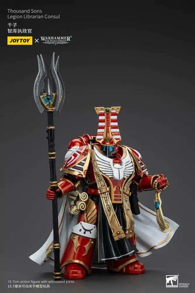 Warhammer The Horus Heresy Actionfigur 1/18 Thousand Sons Legion Librarian Consut 16 cm termékfotó